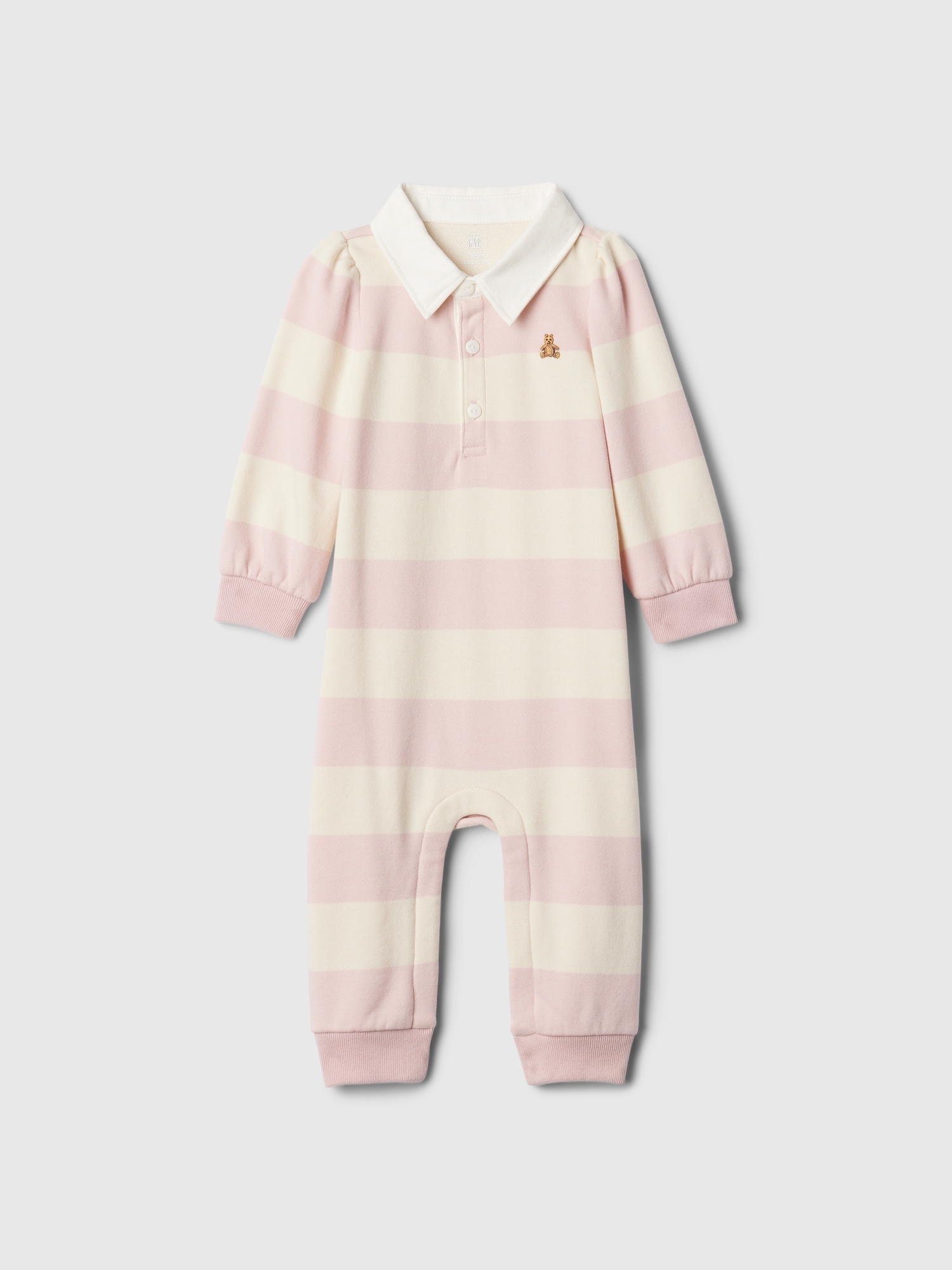 Baby Vintage Soft Rugby Polo One-Piece