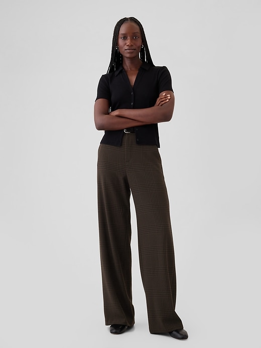 Image number 1 showing, 365 High Rise Brushed Twill Trousers