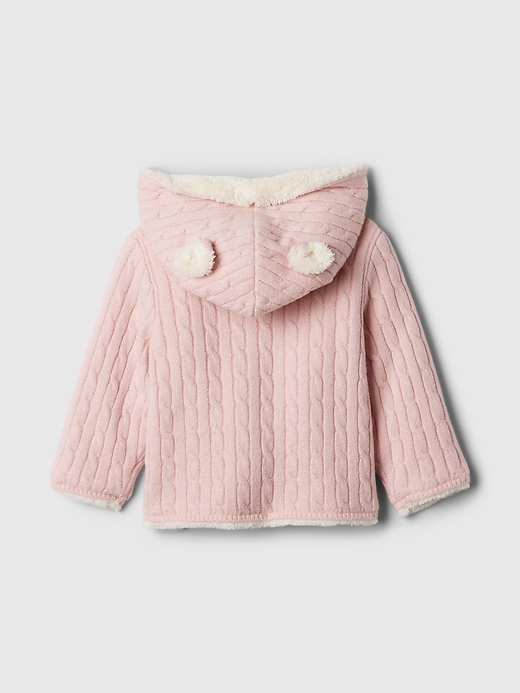 Image number 2 showing, Baby CashSoft Cozy Bear Cardigan