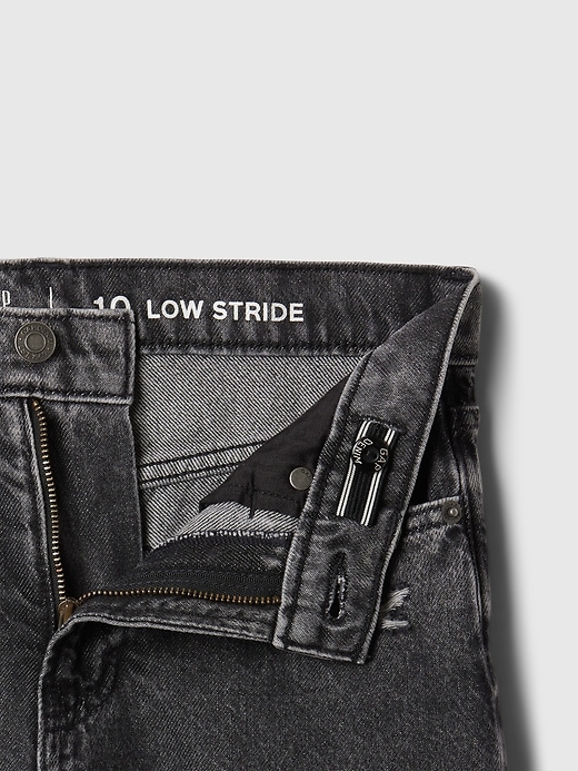 Image number 4 showing, Kids Low Rise Stride Wide-Leg Jeans