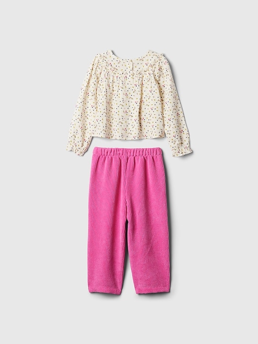 Image number 2 showing, babyGap Ruffle Corduroy Outfit Set