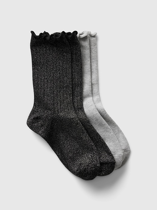 Voir une image plus grande du produit 1 de 3. Chaussettes à volant (paquet de 2 paires)