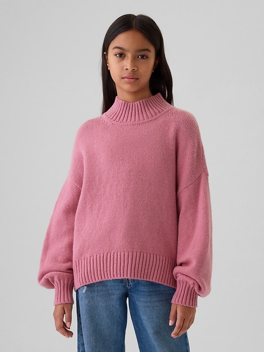 Image number 10 showing, Kids CashSoft Oversized Mockneck Sweater