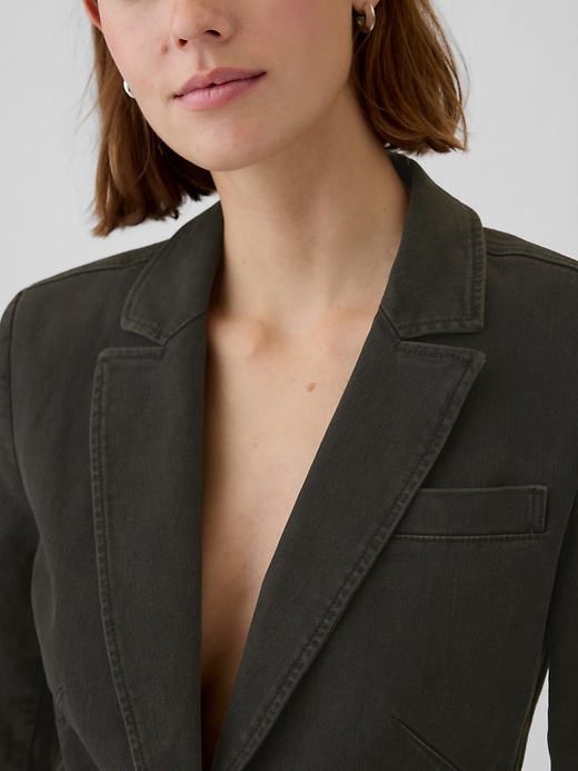 Image number 8 showing, Denim Blazer