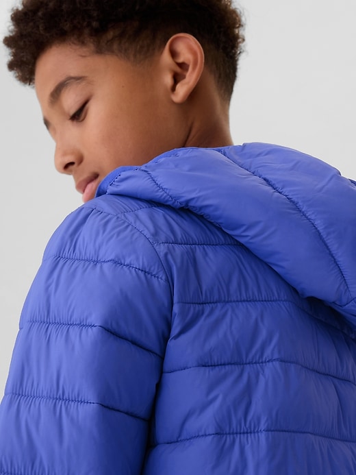 Image number 8 showing, Kids Recycled Lightweight PrimaLoft® Puffer Jacket