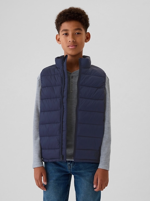 Image number 1 showing, Kids Recycled Lightweight Puffer Vest