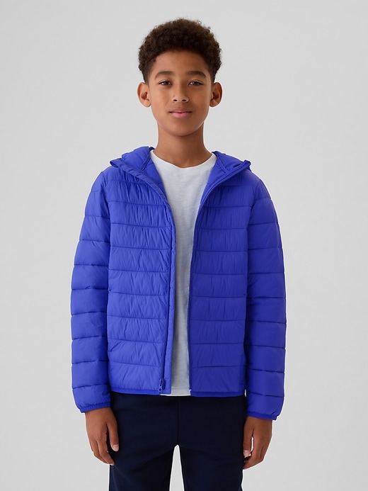 Image number 1 showing, Kids Recycled Lightweight PrimaLoft® Puffer Jacket