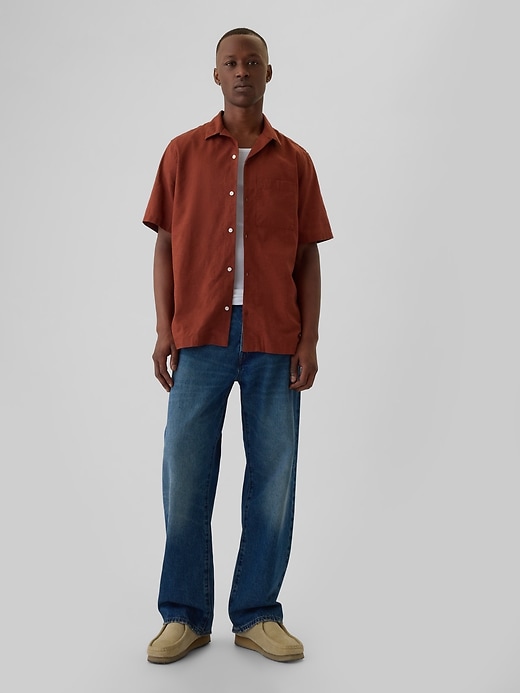 Image number 3 showing, Linen-Cotton Resort Shirt