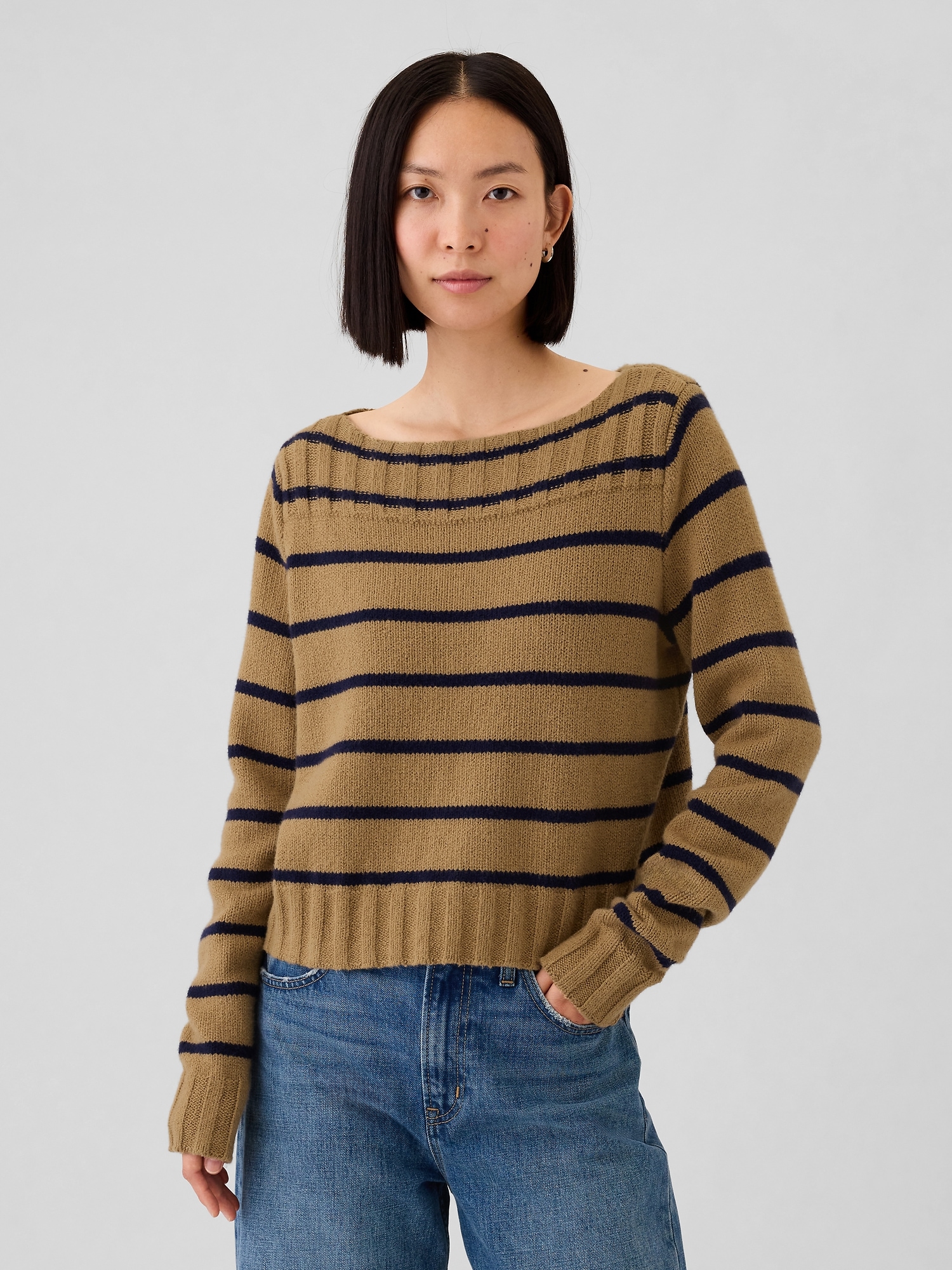 CashSoft Boatneck Sweater