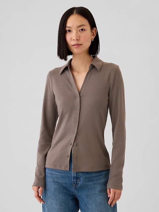 Image number 1 showing, Modern Button-Down Shirt