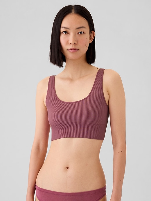 Image number 1 showing, Seamless Rib Bralette