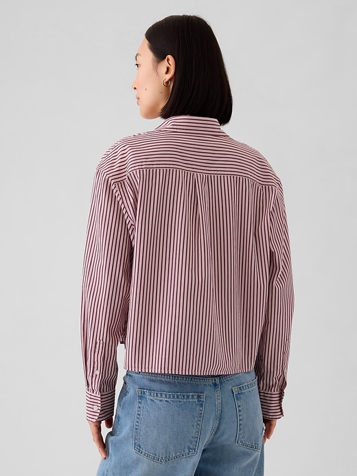 Image number 2 showing, Organic Cotton Cropped Shirt