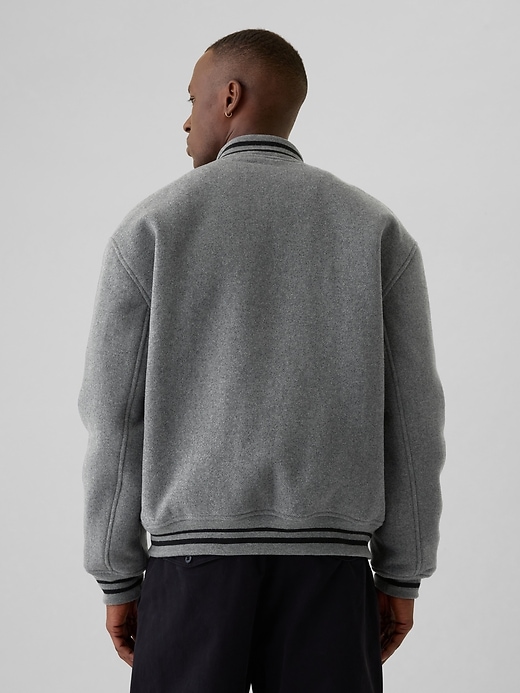 Image number 2 showing, Wool Bomber Jacket