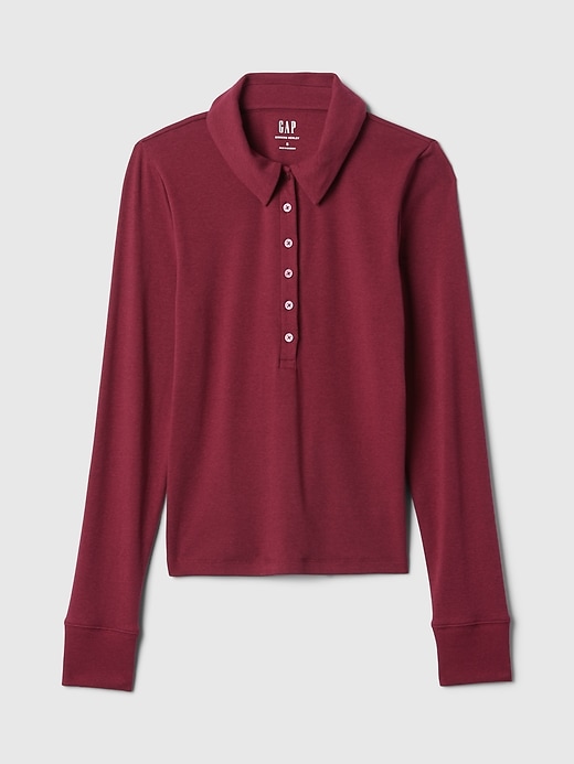 Image number 8 showing, Modern Cropped Polo Shirt