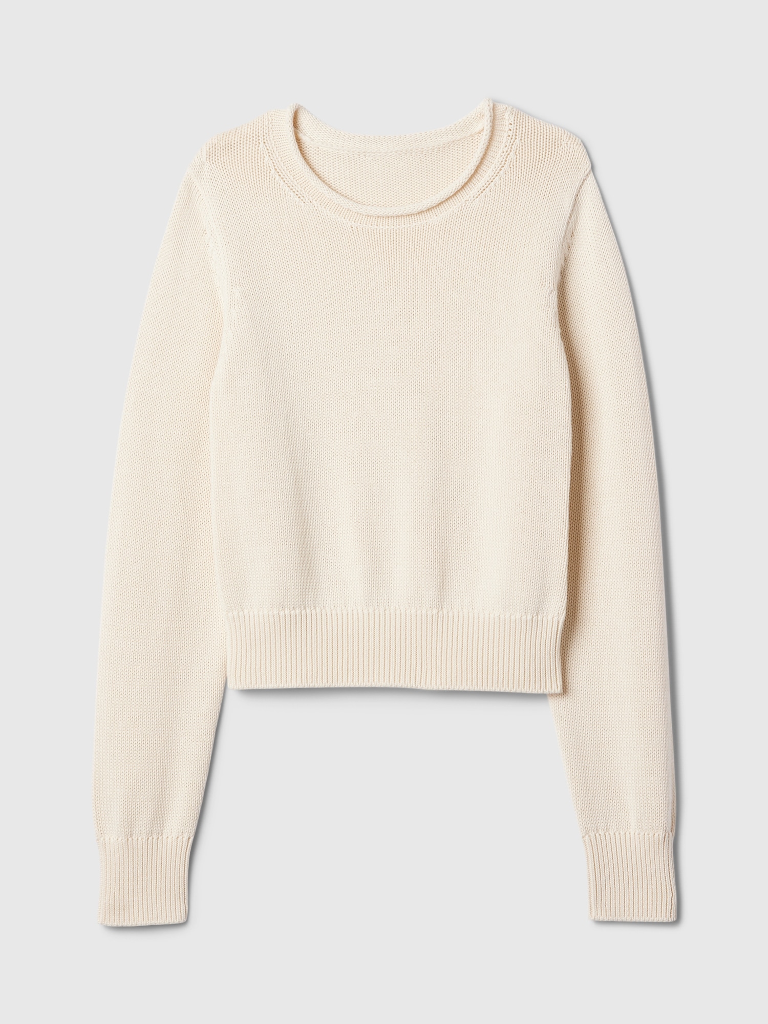 Shrunken Roll Neck Sweater