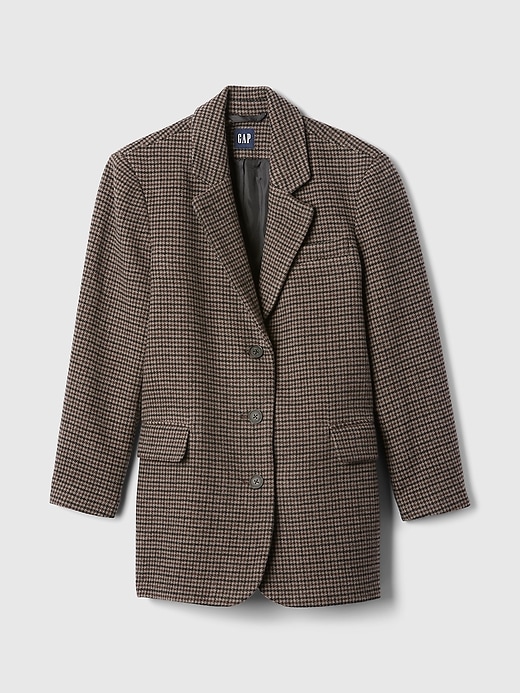 Image number 5 showing, Relaxed Houndstooth Blazer