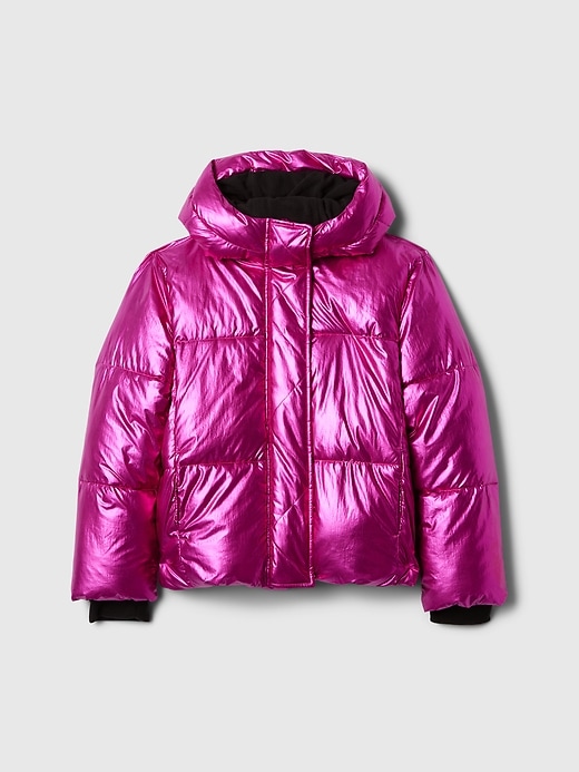 Image number 9 showing, Kids Recycled Metallic Puffer Jacket