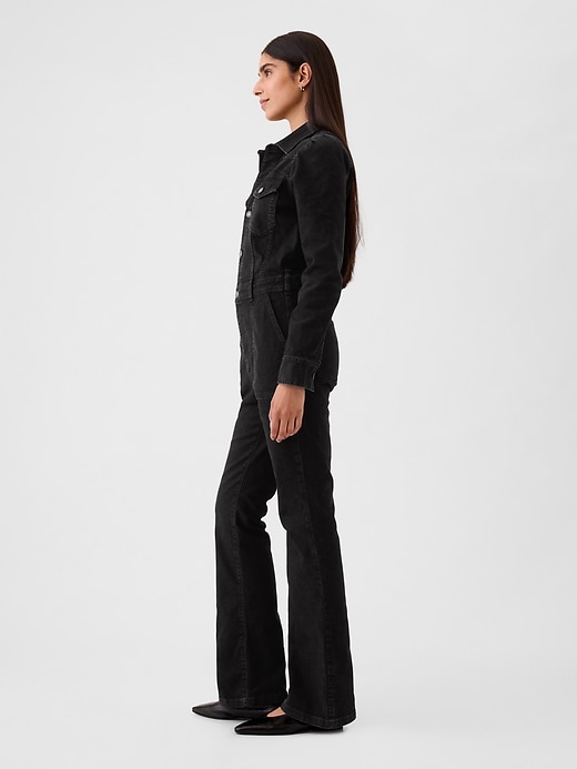 Image number 9 showing, Western Denim Jumpsuit