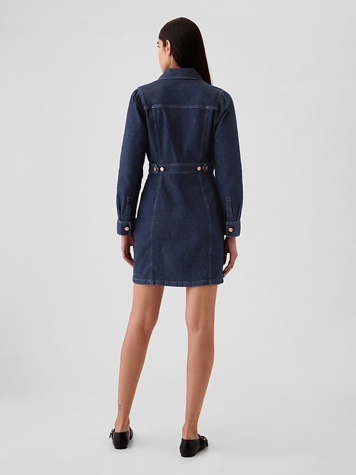 Image number 2 showing, Denim Mini Dress