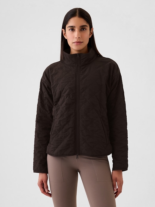 View large product image 1 of 7. GapFit Quilted Jacket