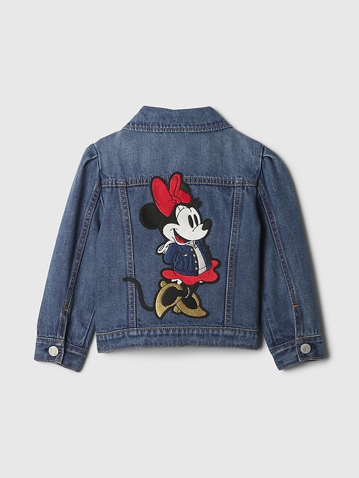 Image number 1 showing, Gap × Disney Baby Minnie Mouse Icon Denim Jacket