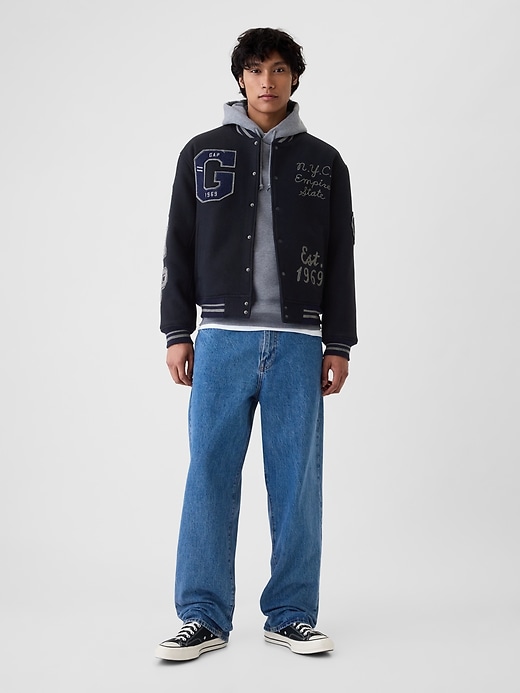 Image number 7 showing, Wool Bomber Jacket