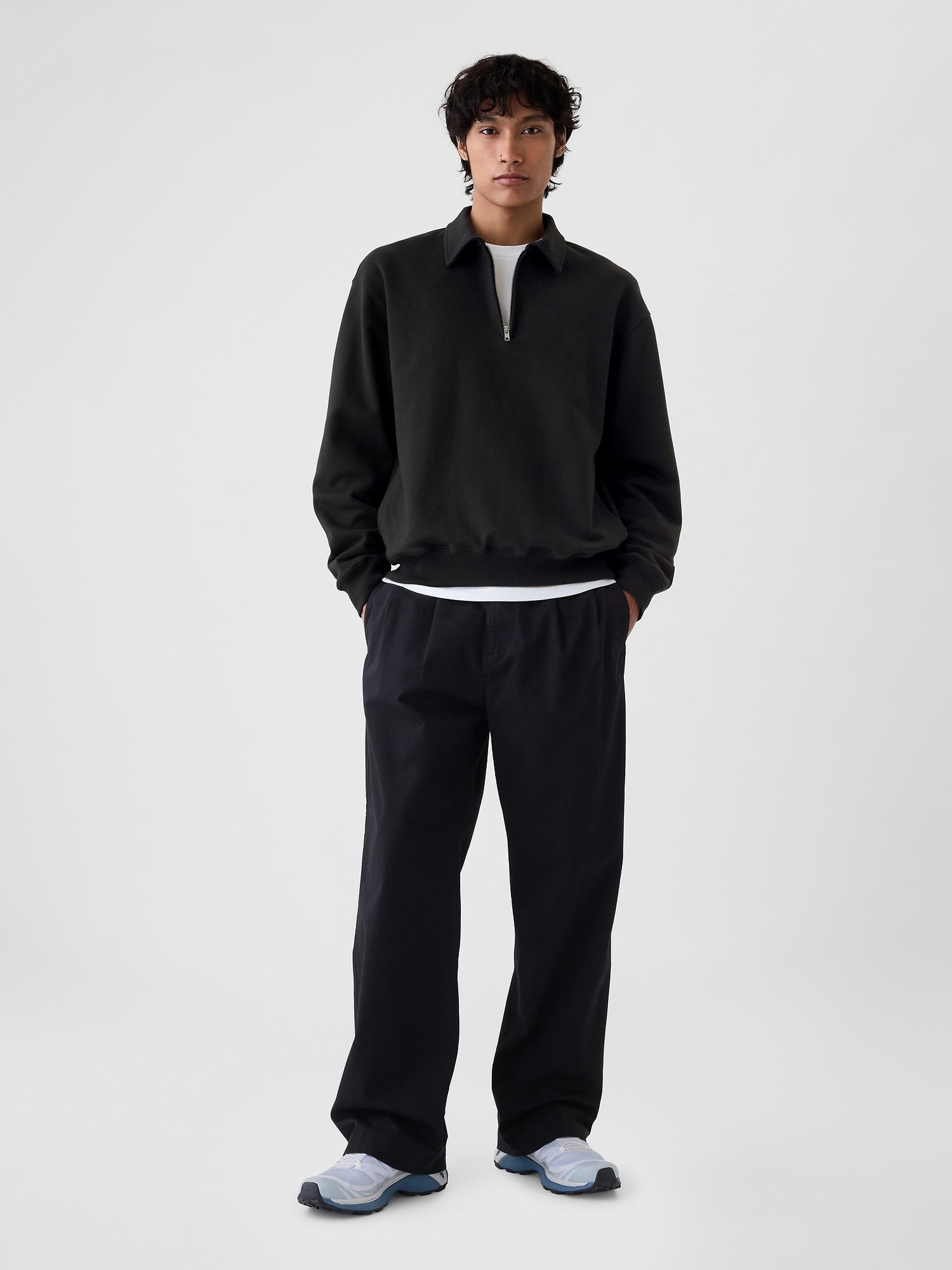 Heavyweight Half-Zip Pullover