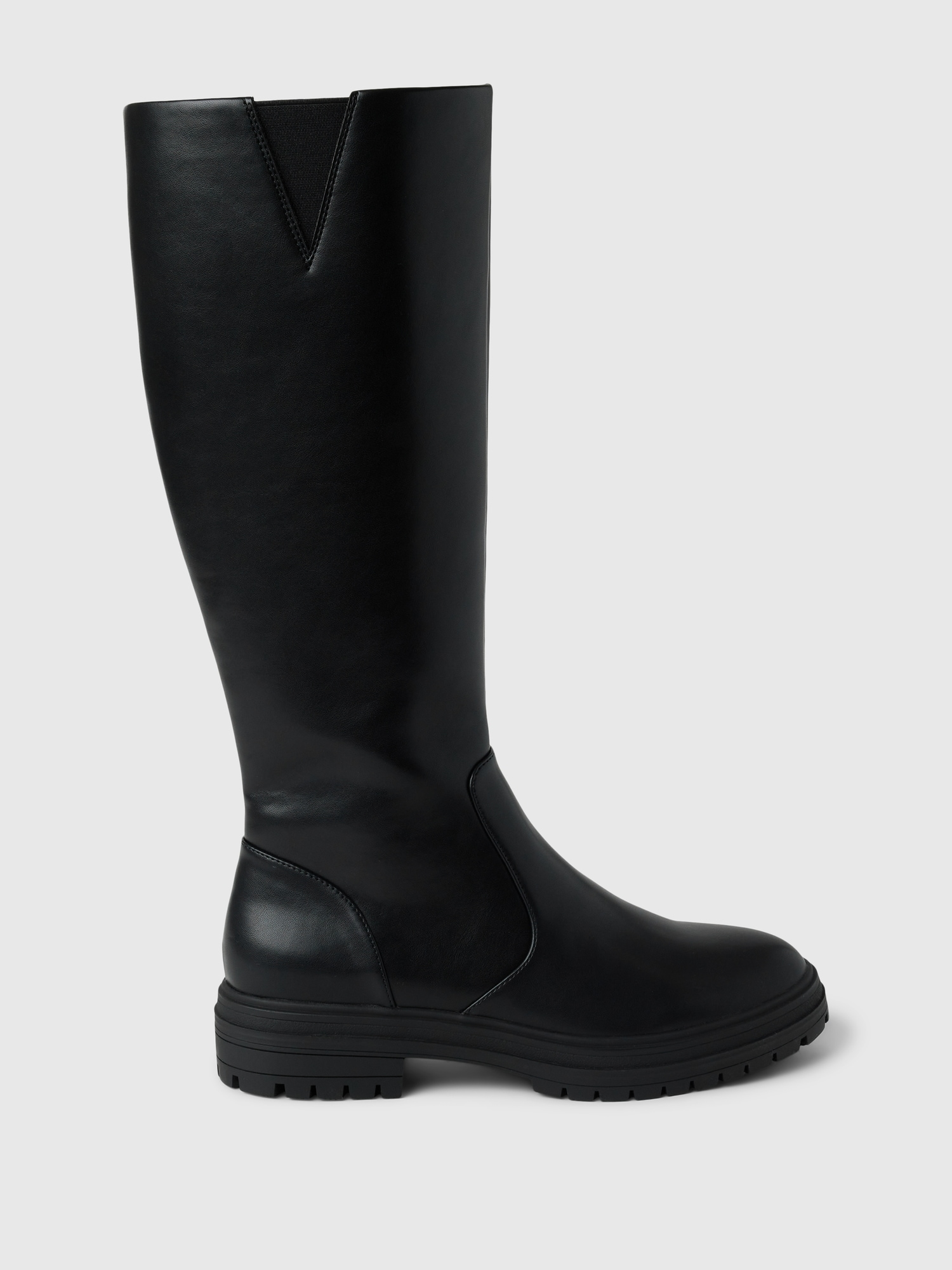 Women s Vegan Leather Tall Boots by Gap Black Size 8