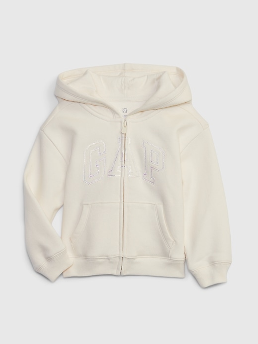 Image number 6 showing, babyGap Vintage Soft Metallic Gap Logo Hoodie