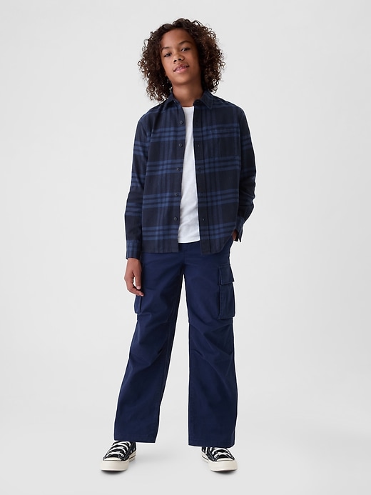 Image number 7 showing, Kids Organic Cotton Flannel Shirt