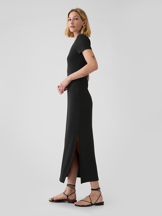 Image number 3 showing, Modern Rib Maxi T-Shirt Dress