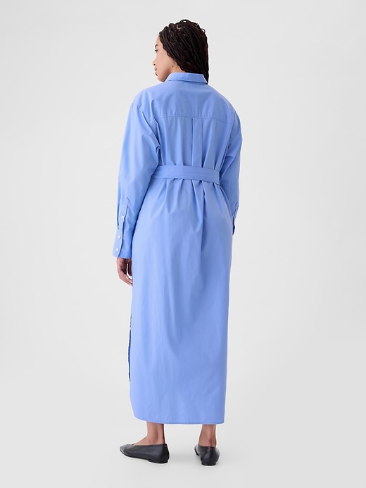 Image number 6 showing, Organic Cotton Maxi Shirtdress