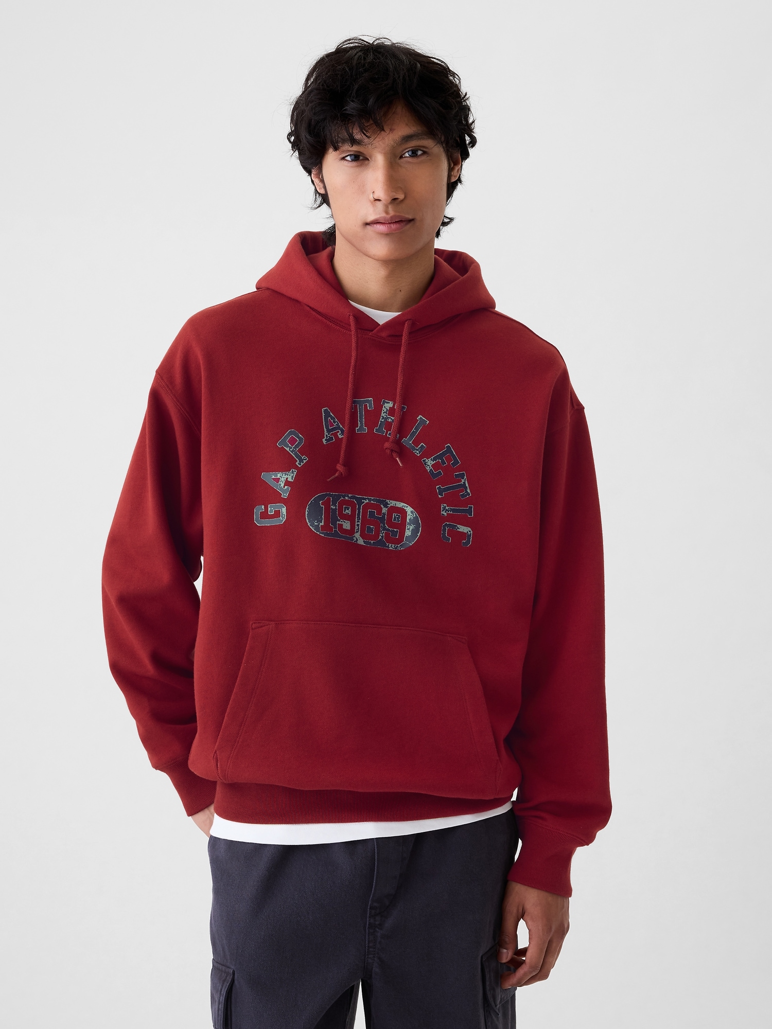 Heavyweight 1969 Athletic Logo Hoodie Gap