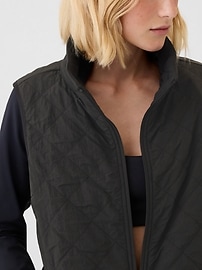 View large product image 3 of 7. GapFit Quilted Vest