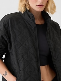 View large product image 6 of 7. GapFit Quilted Jacket