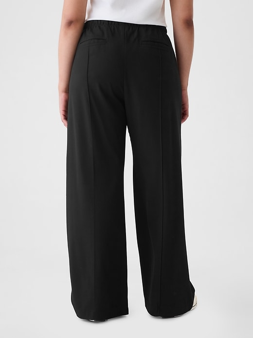 Image number 6 showing, Wide-Leg Seamed Pull-On Pants