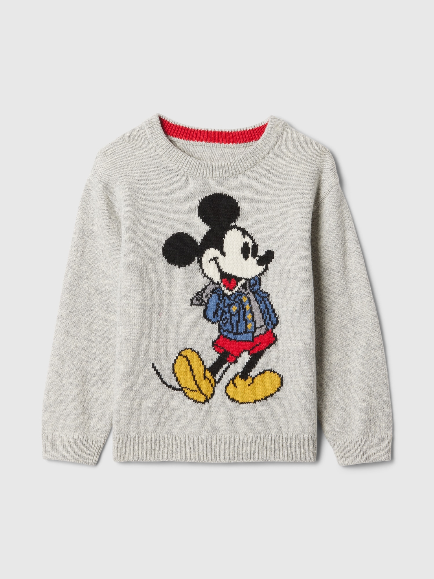 Toddler Boys Disney Mickey Mouse Sweater by Gap Gray Size 12 18 M