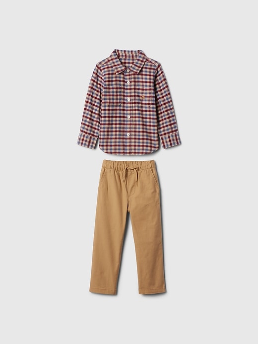 Image number 1 showing, babyGap Flannel Outfit Set