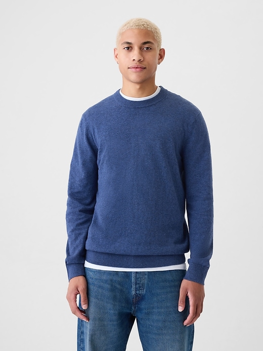 Image number 1 showing, CashSoft Crewneck Sweater