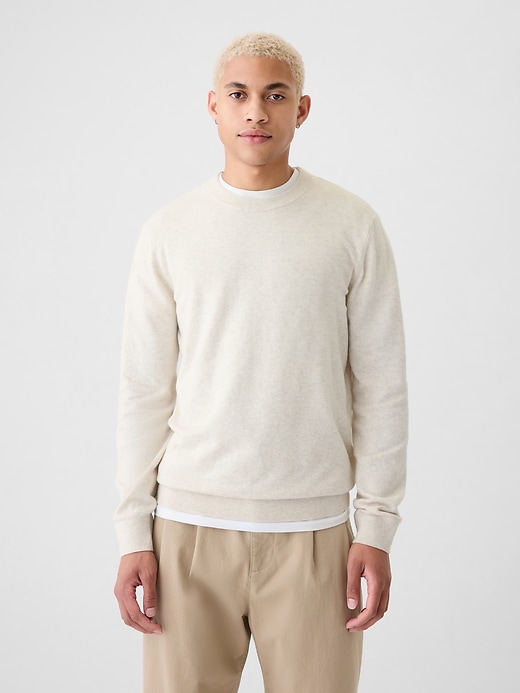 Image number 1 showing, CashSoft Crewneck Sweater