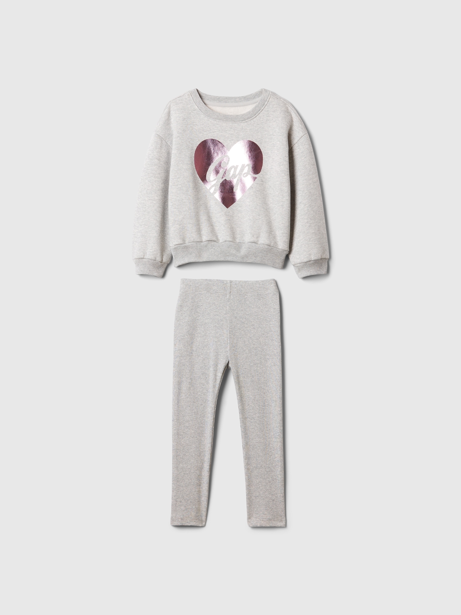 babyGap Vintage Soft Logo Sweatshirt Set