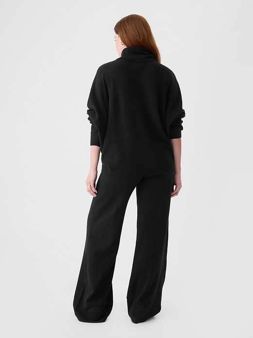 Image number 2 showing, Maternity CashSoft Turtleneck Sweater