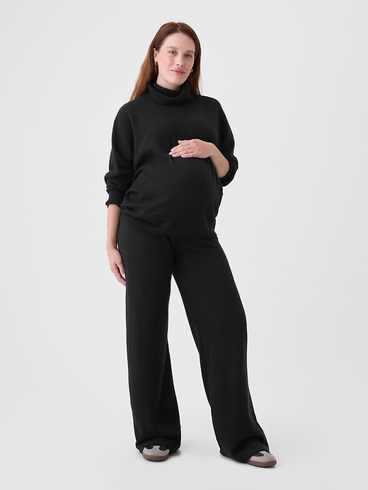 Image number 1 showing, Maternity CashSoft Under Belly Sweater Pants