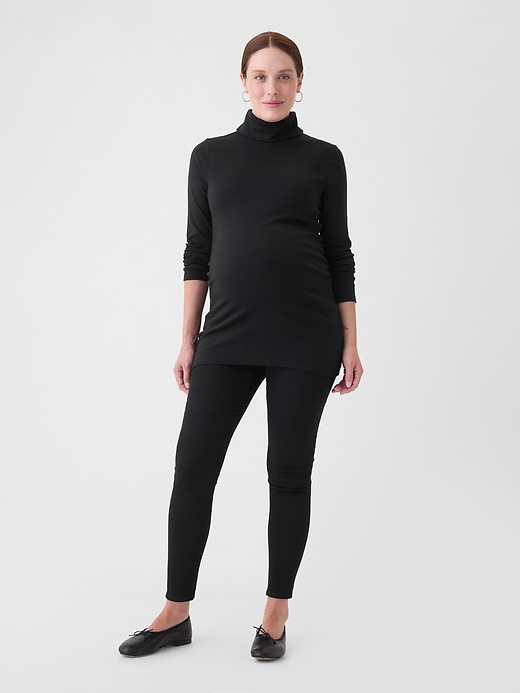 Image number 2 showing, Maternity Modern Turtleneck Shirt