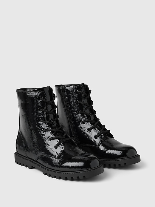 Image number 2 showing, Kids Vegan Leather Boots