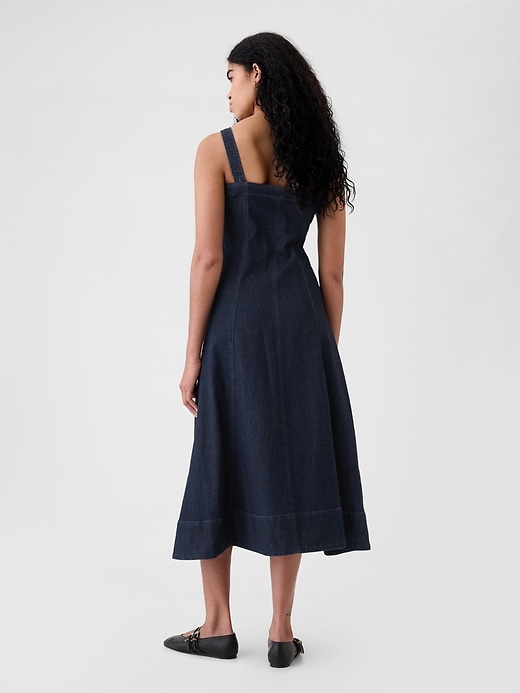 Image number 2 showing, Denim Maxi Dress