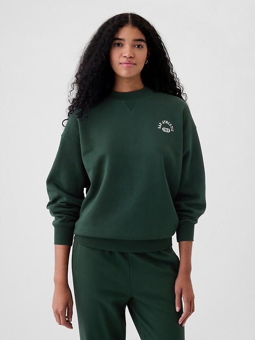 Image number 5 showing, Gap Logo Mockneck Sweatshirt