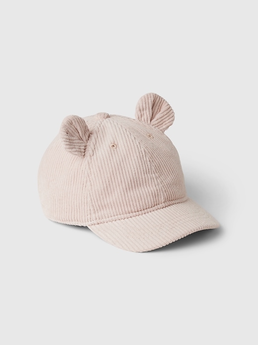 View large product image 1 of 1. Toddler Corduroy Bear Baseball Hat