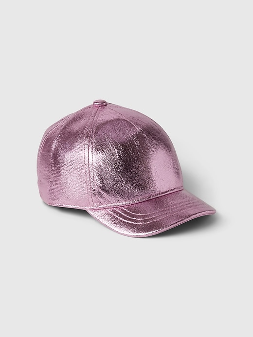 View large product image 1 of 1. Toddler Metallic Baseball Hat