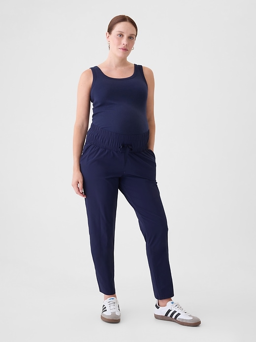 Image number 5 showing, Maternity Inset Panel Runaround Pants